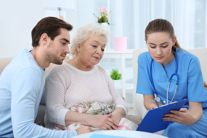 Professional nurse providing compassionate healthcare support to a patient