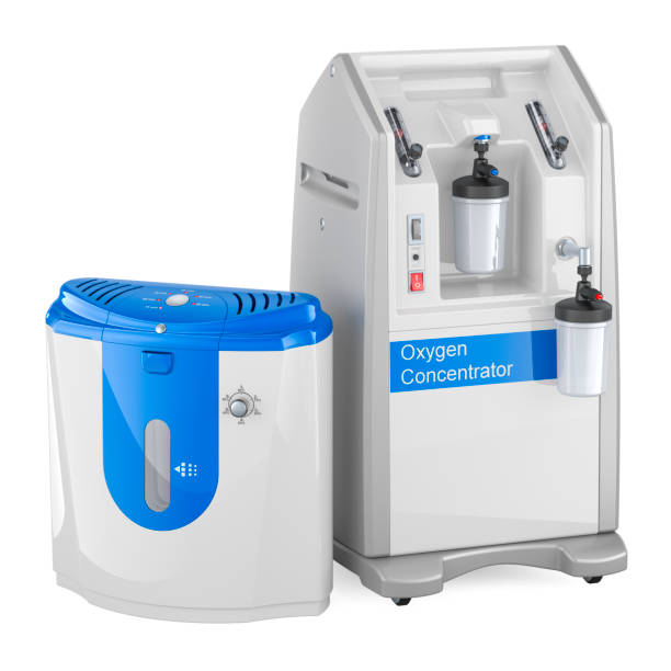 Oxygen concentrator for home respiratory support