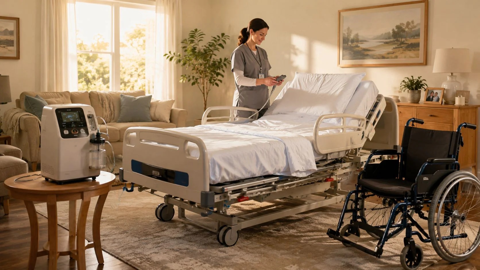 Medical equipment available for home healthcare